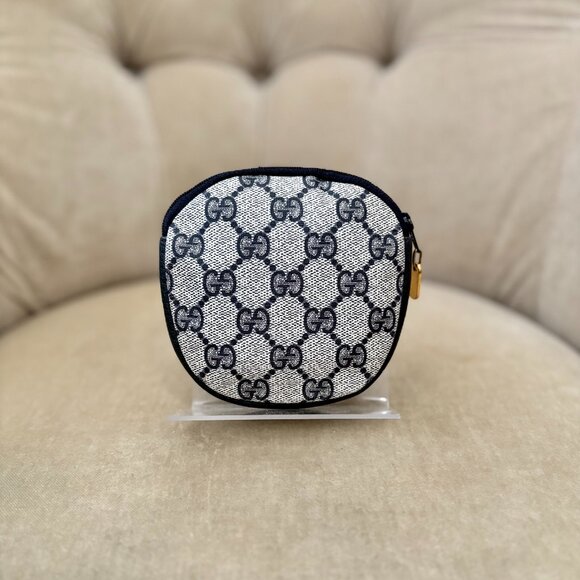 VTG Auth GUCCI Supreme GG Monogram Coated Canvas Pigskin MINI Coin Purse - Picture 4 of 9